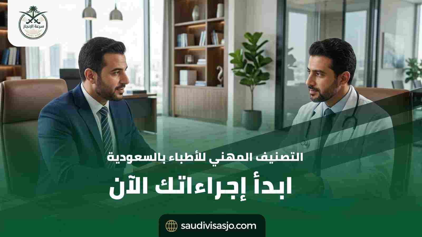 التصنيف المهني للأطباء بالسعودية | ابدأ إجراءاتك الآن
