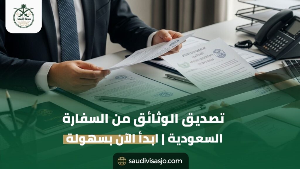 تصديق الوثائق من السفارة السعودية