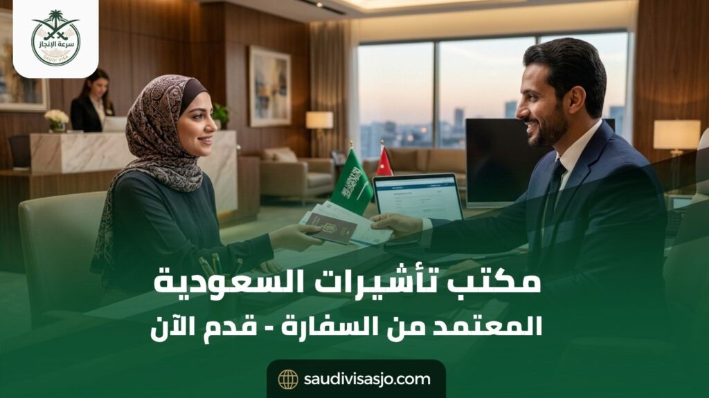 مكتب تأشيرات السعودية المعتمد من السفارة