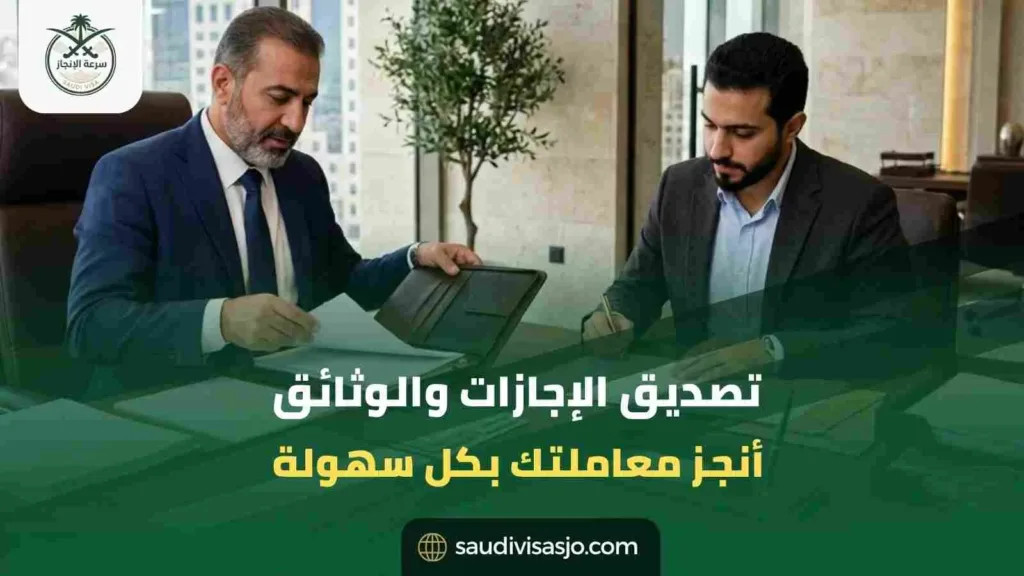 تصديق الإجازات والوثائق | أنجز إجراءاتك للسعودية الآن