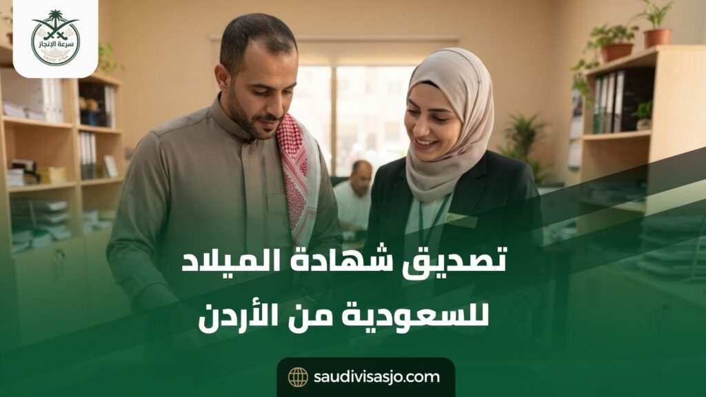 تصديق شهادة الميلاد للسعودية من الأردن ابدأ معاملتك