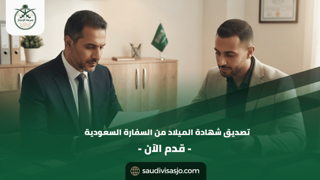تصديق شهادة الميلاد من السفارة السعودية | الدليل الكامل